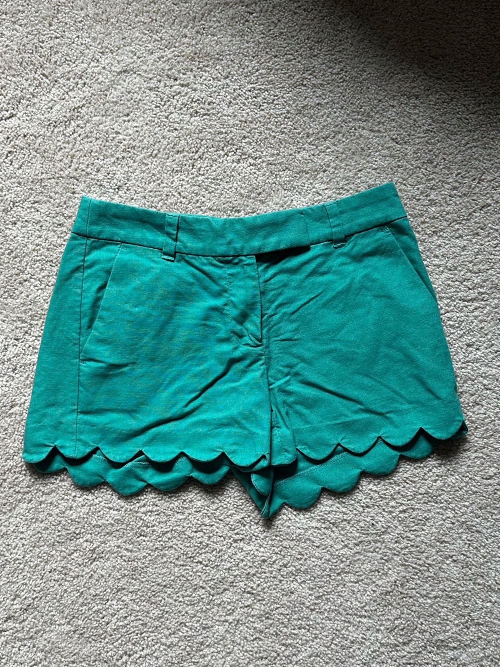J Crew scalloped shorts